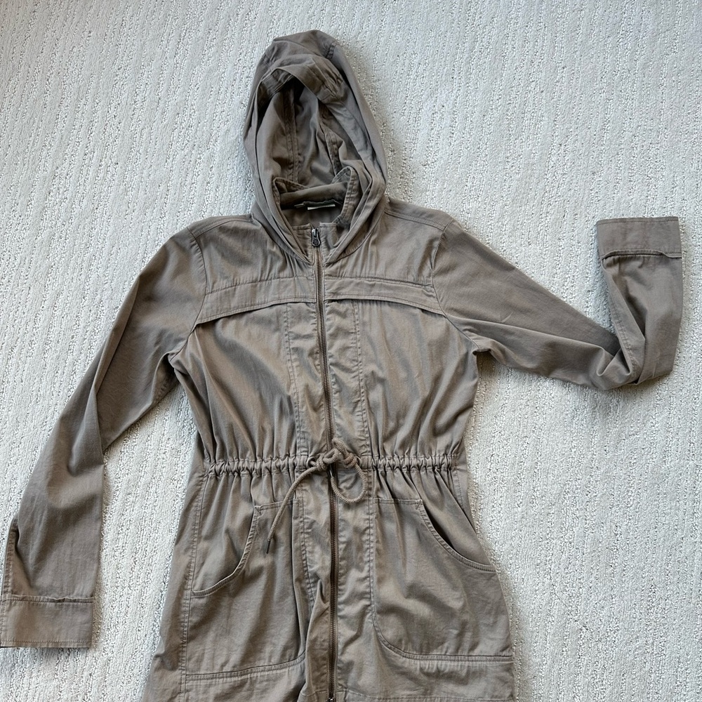 Athleta Taupe Utility Jacket